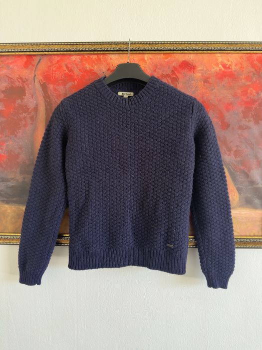 Теплый свитер Barbour из шерсти шетландских овец Размер 12