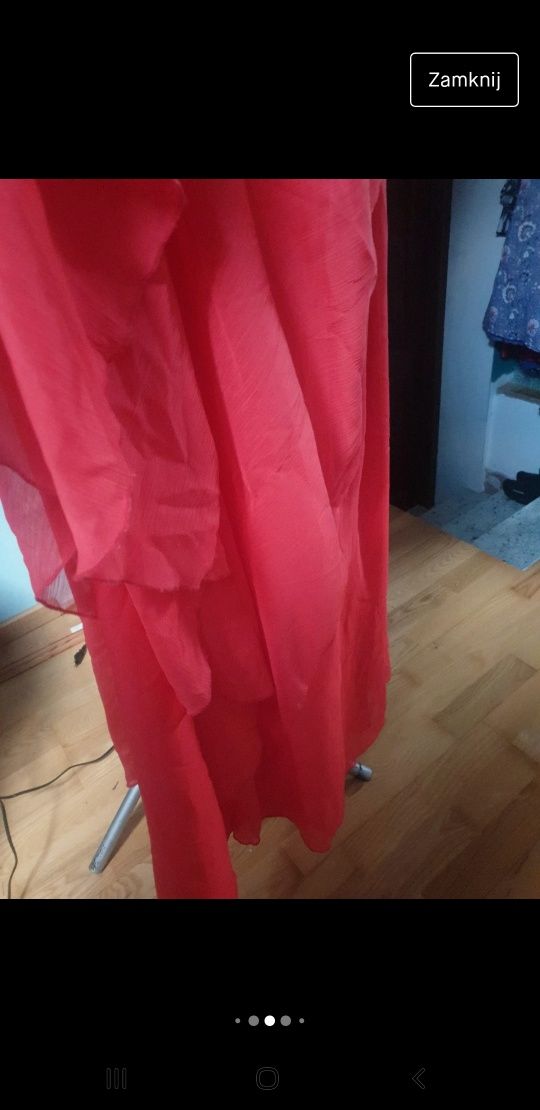 Vero moda xl l sukienka tumbr maxi wesele ciąża