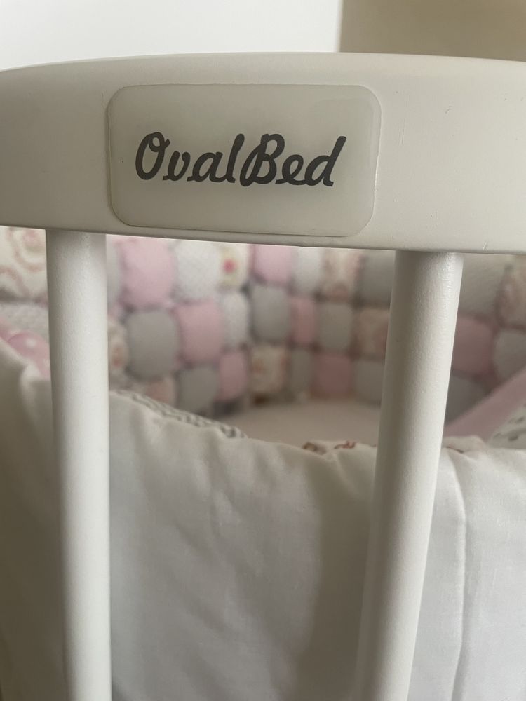 Бортики в кроватку плед одеяло oval bed