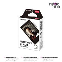 Fujifilm Instax Mini BLACK (касета, картридж, плівка) | 10 фото