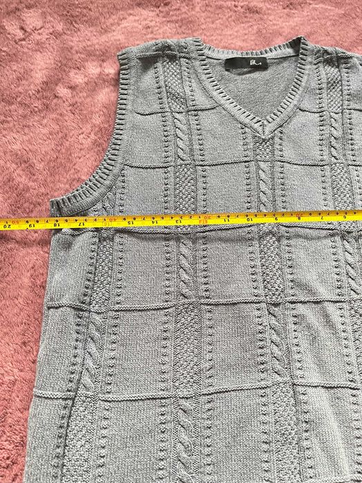 Kamizelka dzianinowa szara BHS rozmiar S