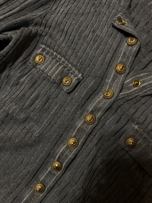 Блакитна кофтинка від бренду Balmain | оригінальна