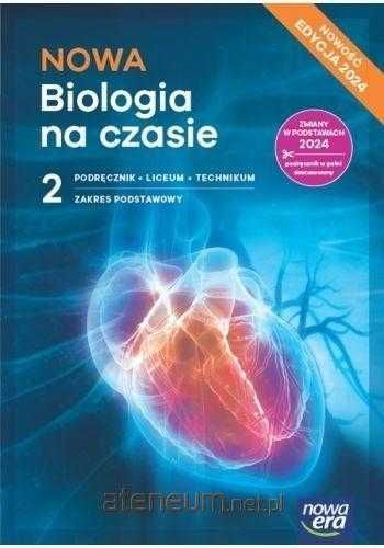 Nowa Biologia Na czasie 2 Karty Pracy + Podręcznik Podstawowy NE 2024