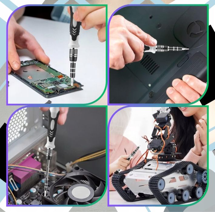 Zestaw wkrętaków precyzyjnych 115w1 TORX CR-V śrubokręty dokładne