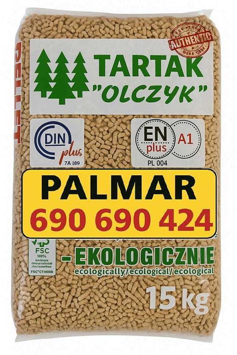 Let's Pellet PREMIUM certyfikat A1 EN PLUS tartak OLCZYK SOSNOWY 6mm