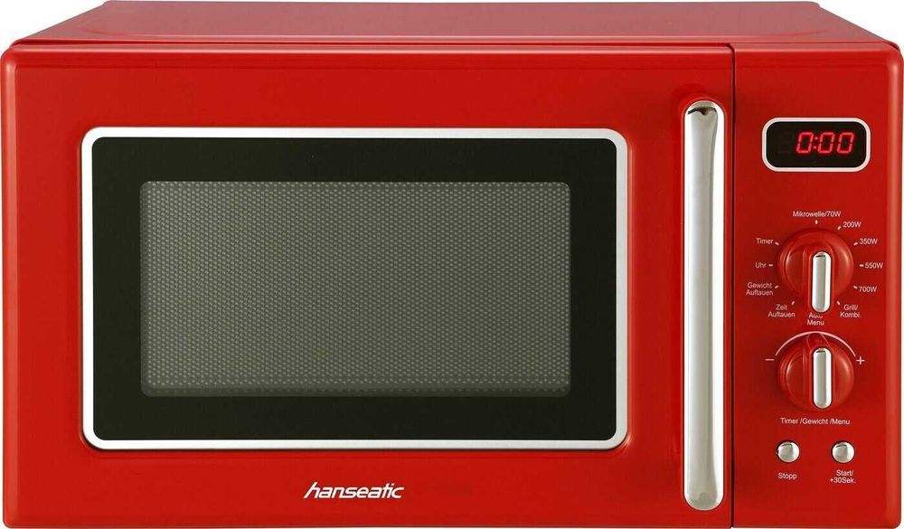 Mikrofalówka HANSEATIC 20l 700 W • grill 1000 W 5 poziomów mocy
