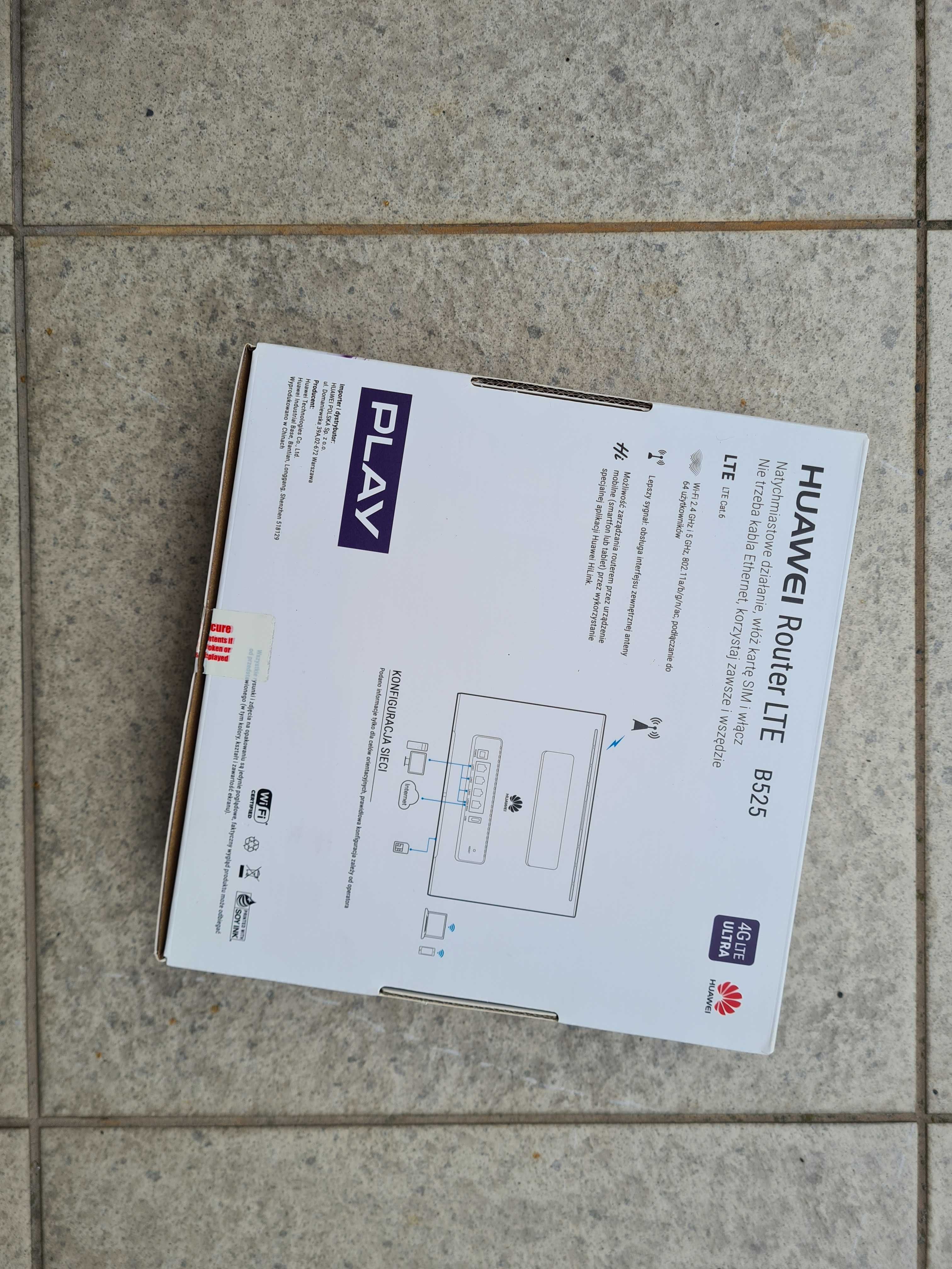 Rewelacyjny router LTE Ultra Huawei B525 LTE Cat.6 WiFi 750Mbps 4xLAN