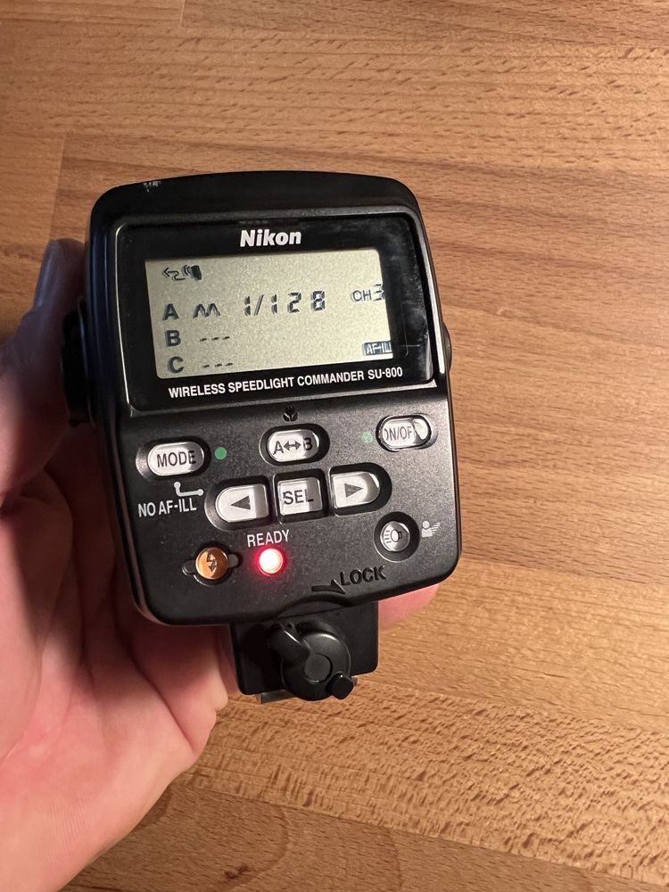Controlador remoto de Flash Nikon SU-800, como novo