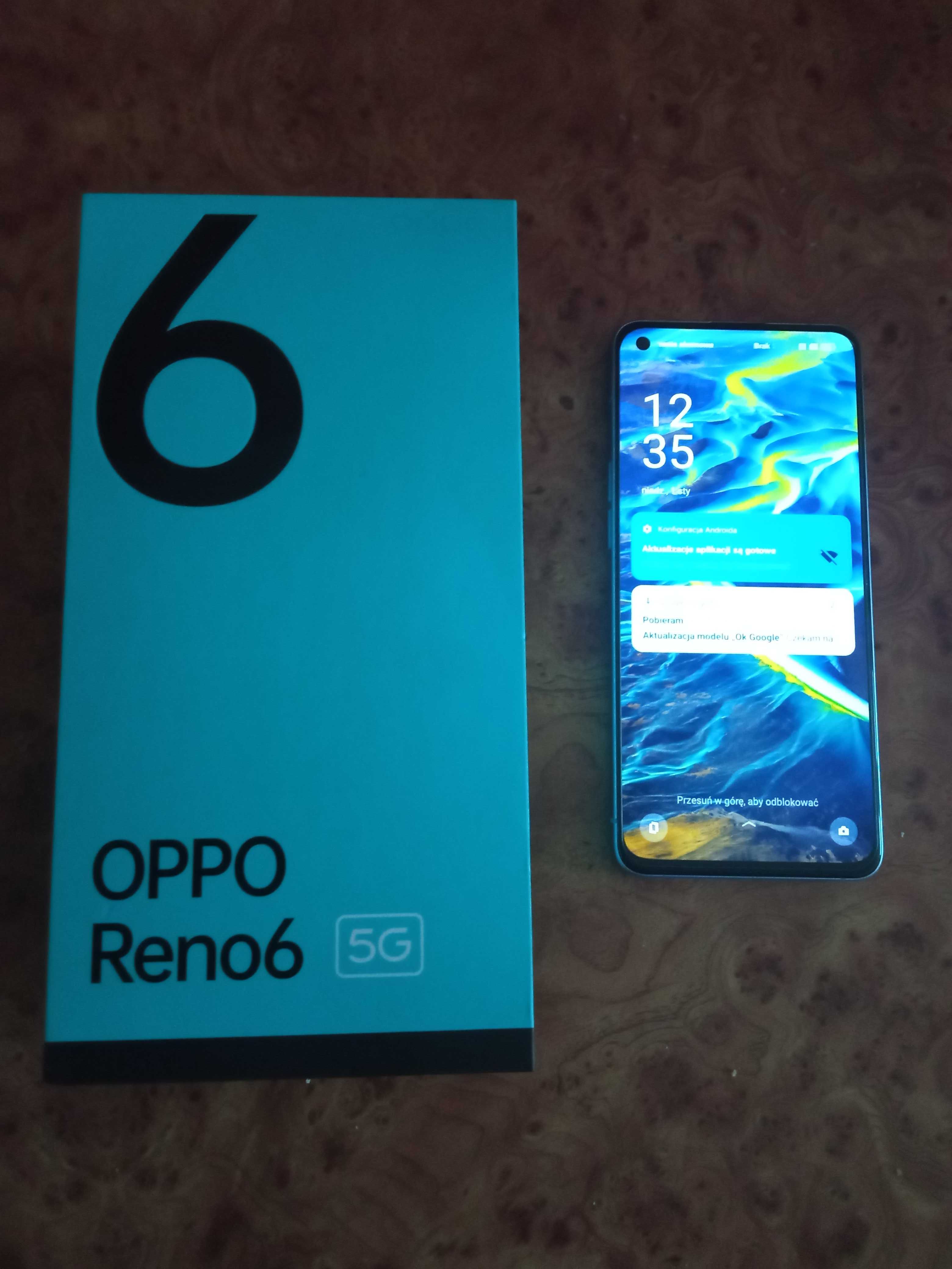 Telefon Oppo reno6  5 G jak nowy