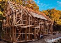 Konstrukcje drewniane domy domki 35m2  altany WOODarch