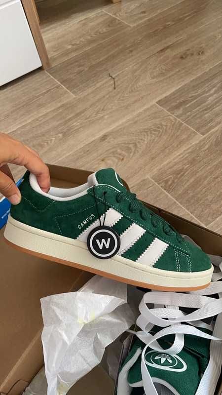 adidas Campus 00s Dark Green Cloud White 40 Oryginalny nowy