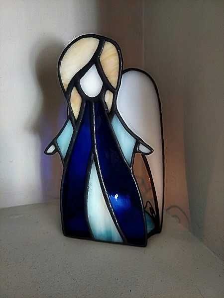 lampion Anioł Haniel , witraż