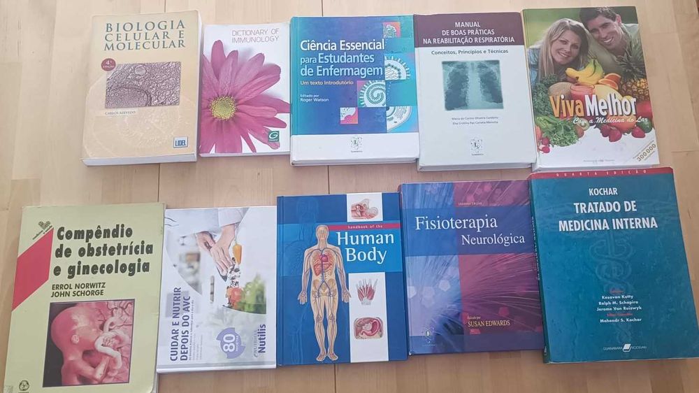 Livros área da Saúde