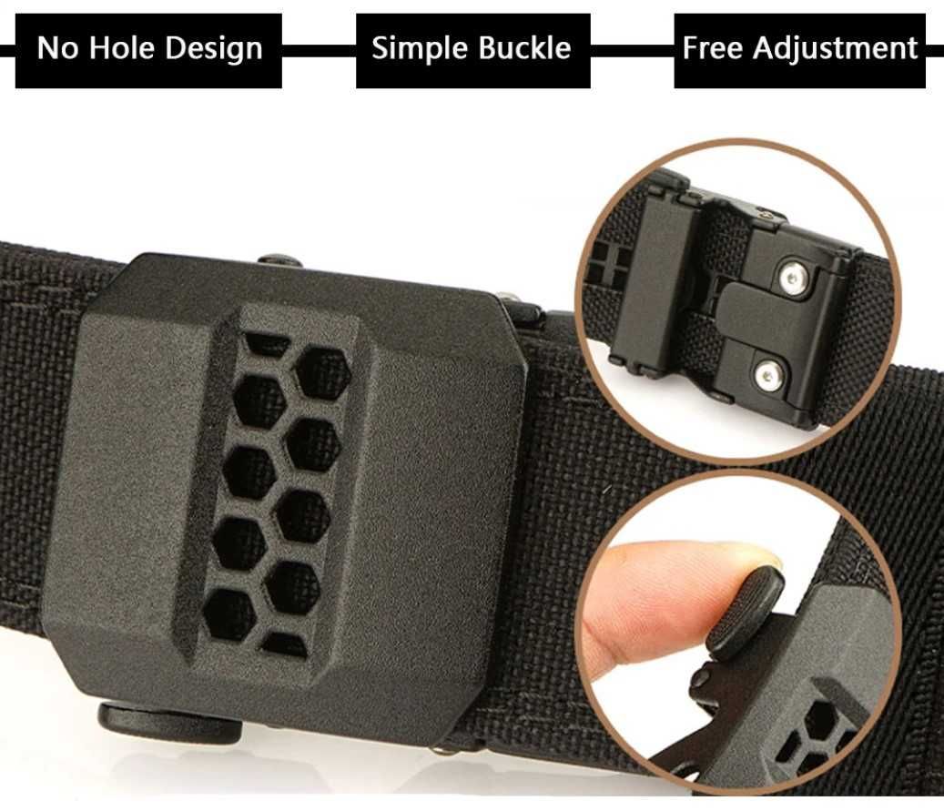 Ремень TUSHI Ремінь Нейлон Пояс Military Belt Nylon Metal Alpaka