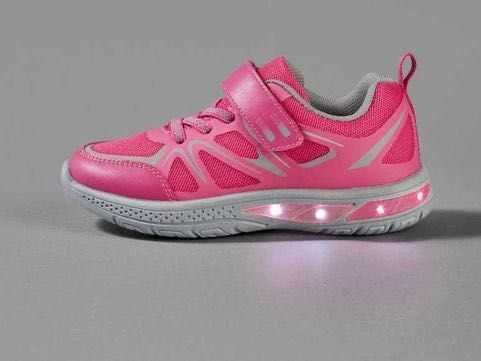 lupilu Buty dziewczęce świecące, Rozmiar buta 28