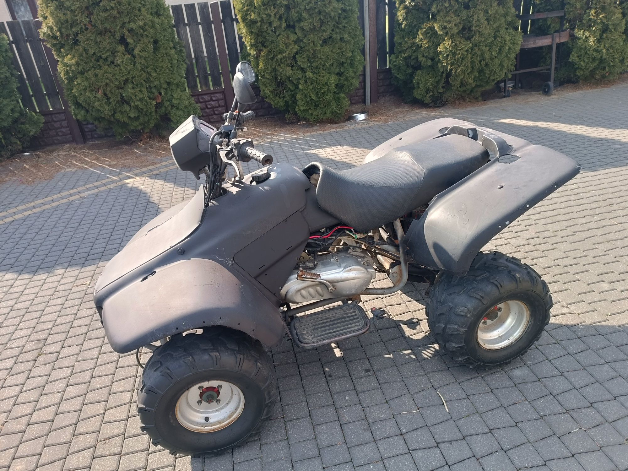 Quad 150 keeway pług  zamiana zamienię motocykl quad cross prl auto bu
