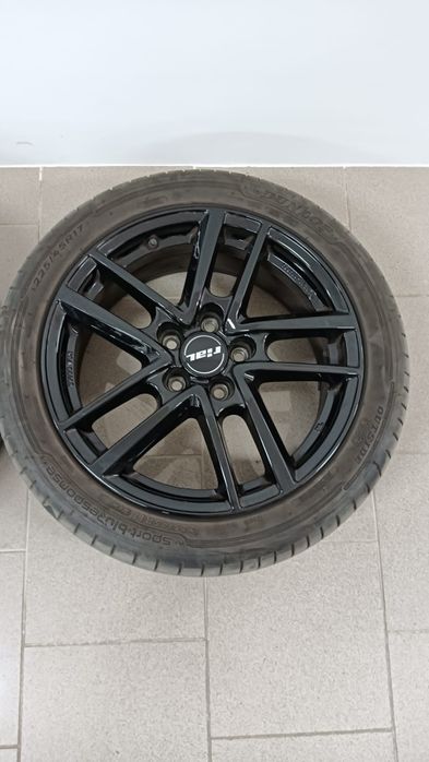 Jantes Rial 17 5x112 com pneus 225 45R17