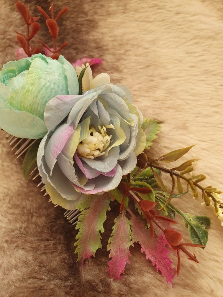 Boho grzebyczek do włosów, 15 cm