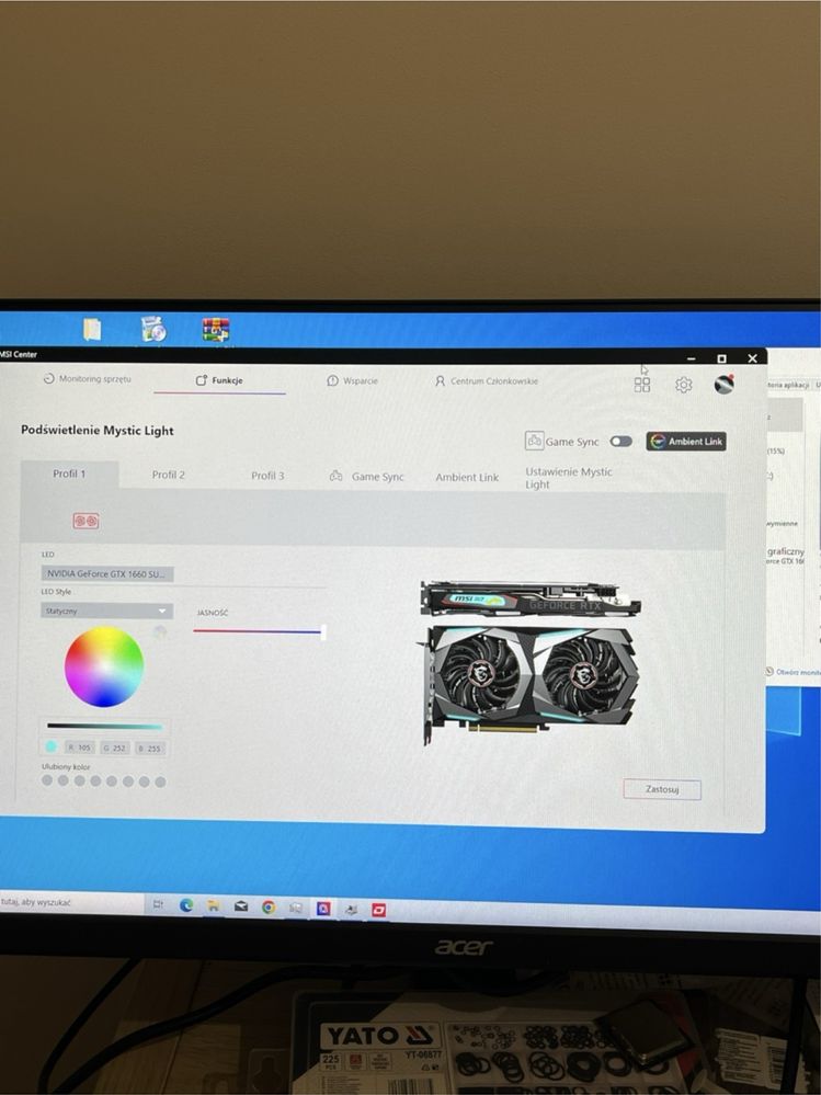 Komputer Gamingowy i5 11400f | GTX 1660SUPER | 16GB RAM | SSD | RGB
