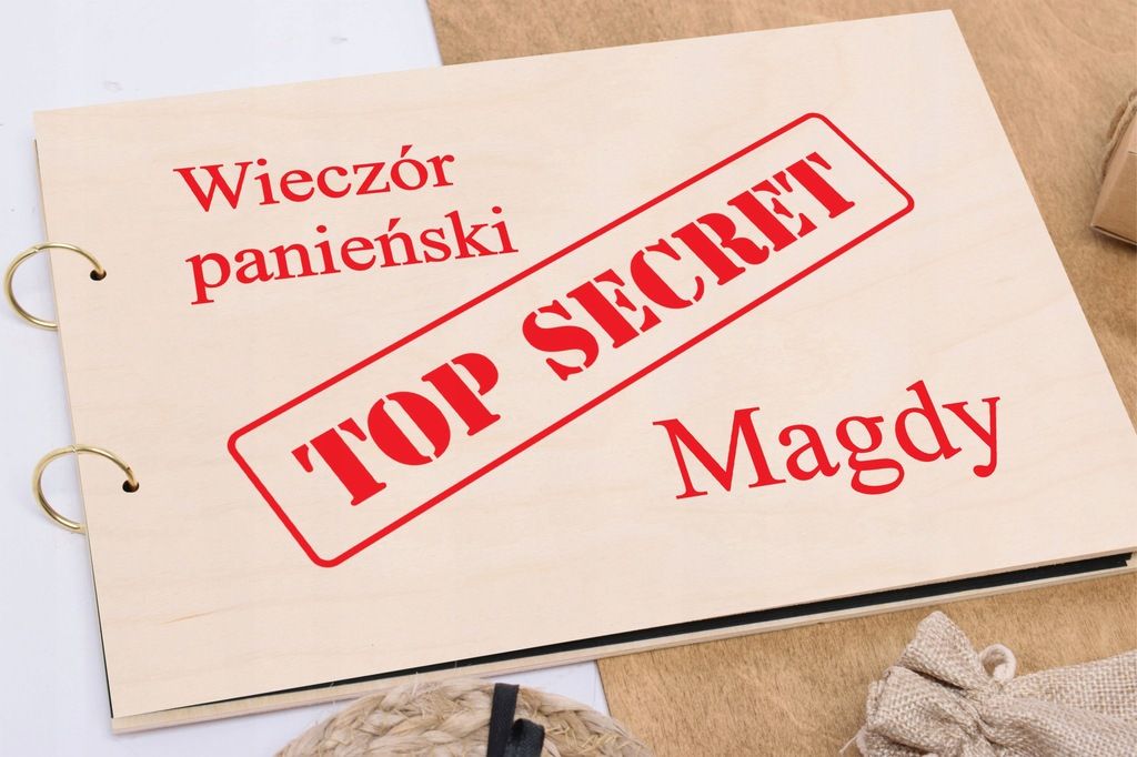 Personalizowany fotoalbum WIECZÓR PANIEŃSKI prezent zdjęcia pamiątka