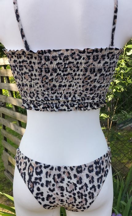 Strój kąpielowy dwuczęściowy w panterké r.S Shein