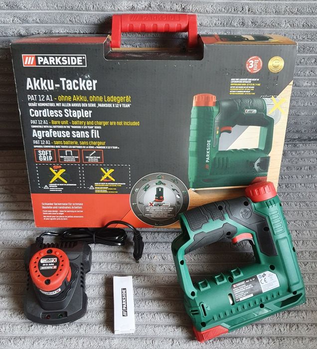 НОВ аккумуляторный степлер с Германии Parkside PAT 12 B2/акумуляторний
