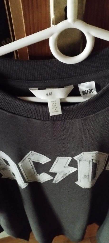 Bluza H&M z napisem ACDC rozm.S