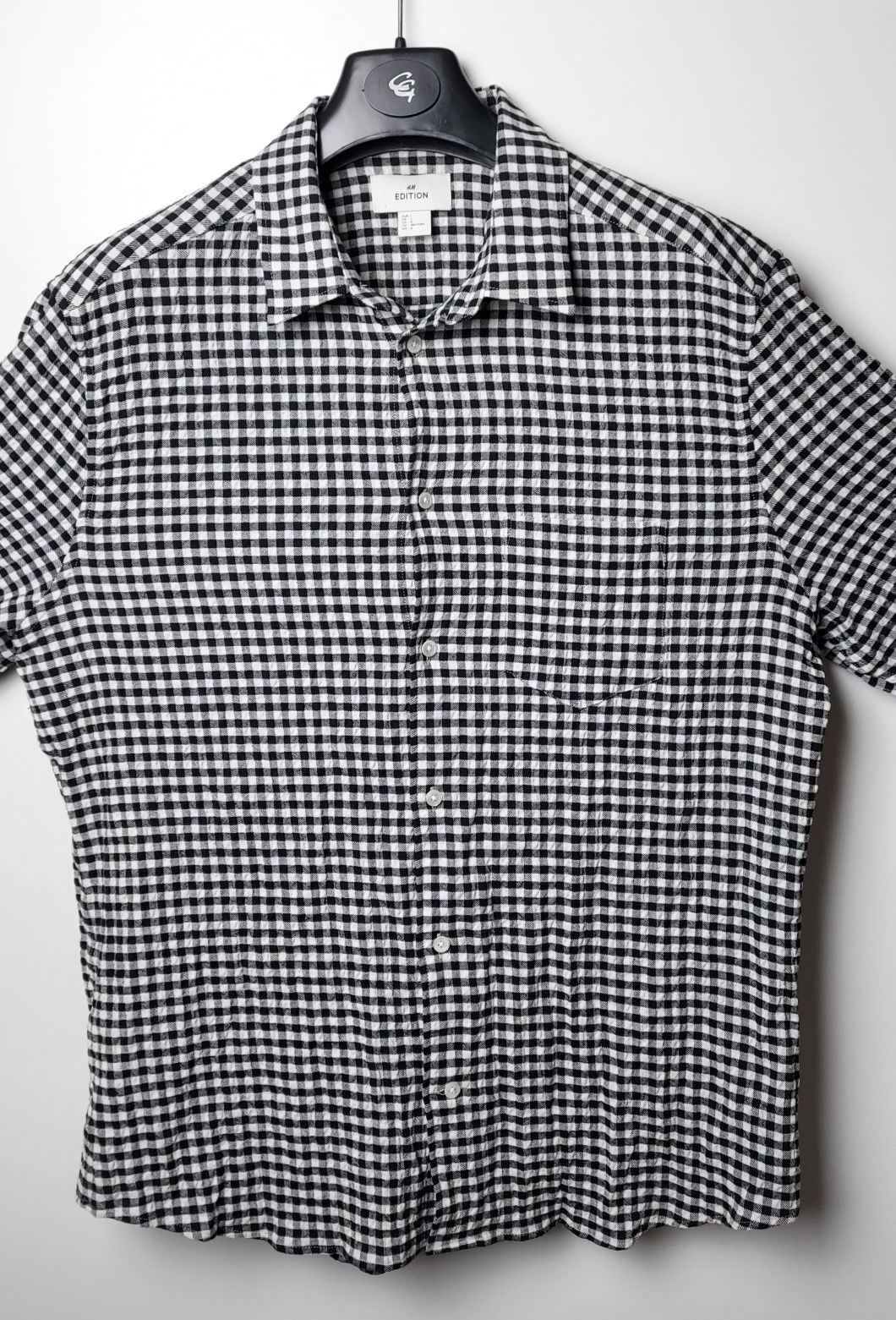 H&M_nowa męska koszula w kratkę Regular fit_L
