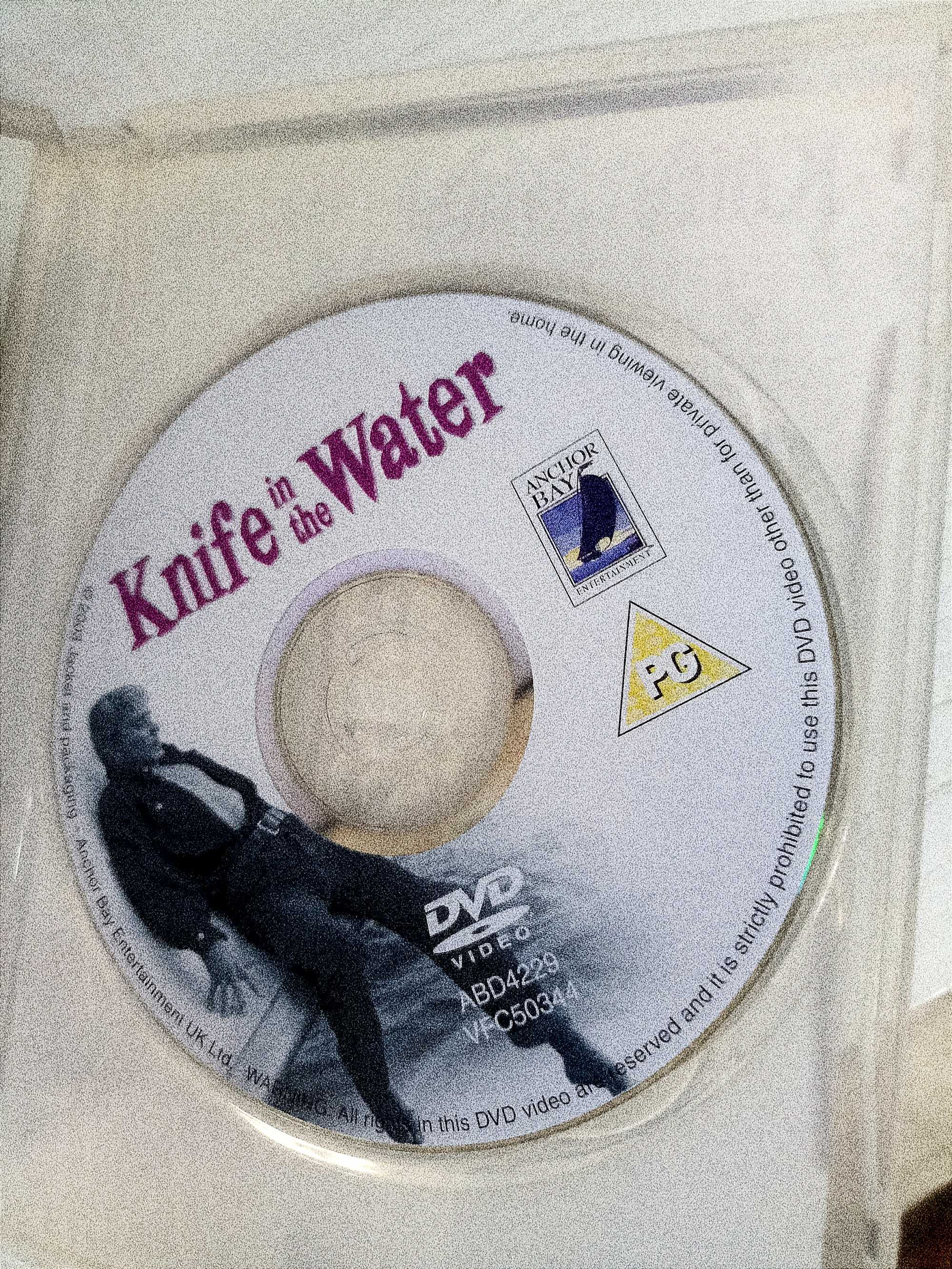 Roman Polanski A Faca na Água DVD ultra raro