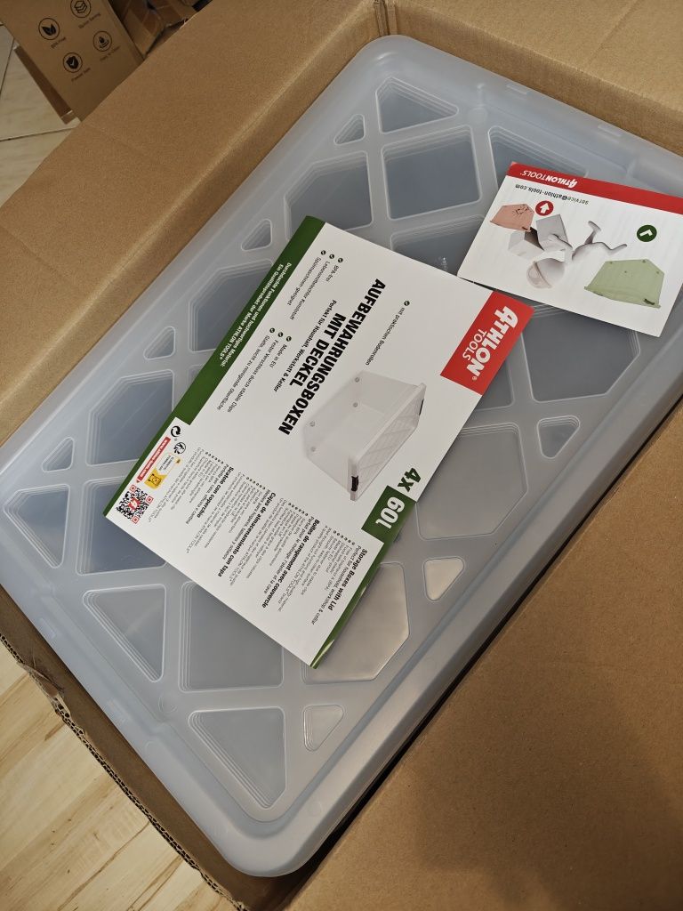Pojemniki do przechowywania 4x 60L N 442