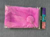 Сумочка-косметичка рожева пухнаста