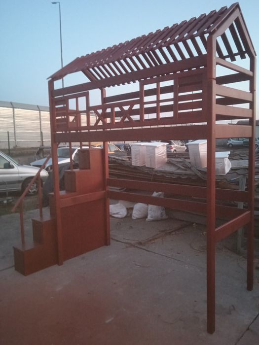 Кровать Чердак, кровать  домик .