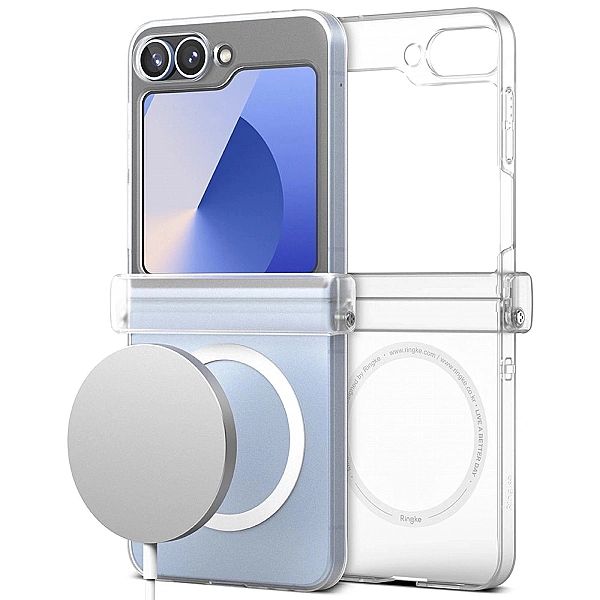 Etui Ringke Slim Hinge MagSafe na Samsung Galaxy Z Flip 6 - przezroczy