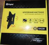 Кронштейн X-Digital Steel 17-32" SA220 Black VESA 200x200