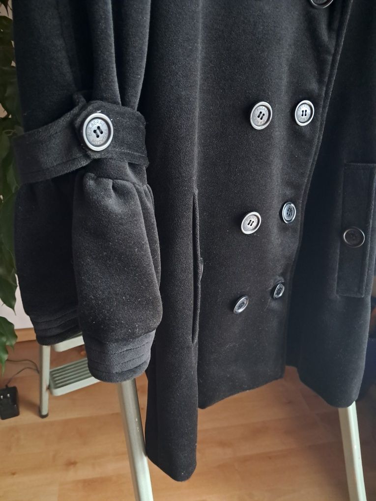 Elegancki czarny płaszczyk/budrysówka Burberry London M