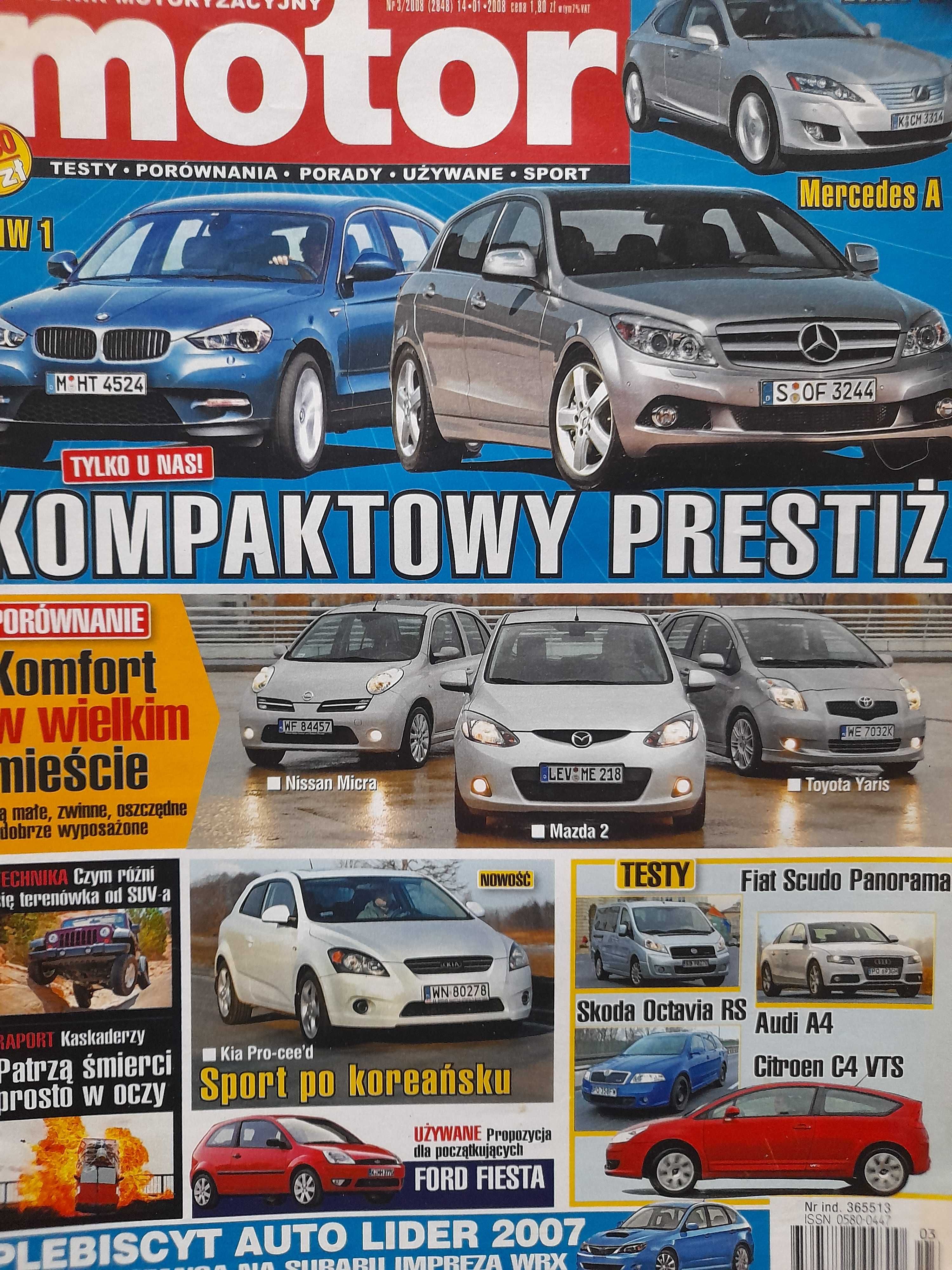 * MOTOR Aston Martin, Ford Fiesta, Kia Ceed, Toyota Yaris, Octavia RS