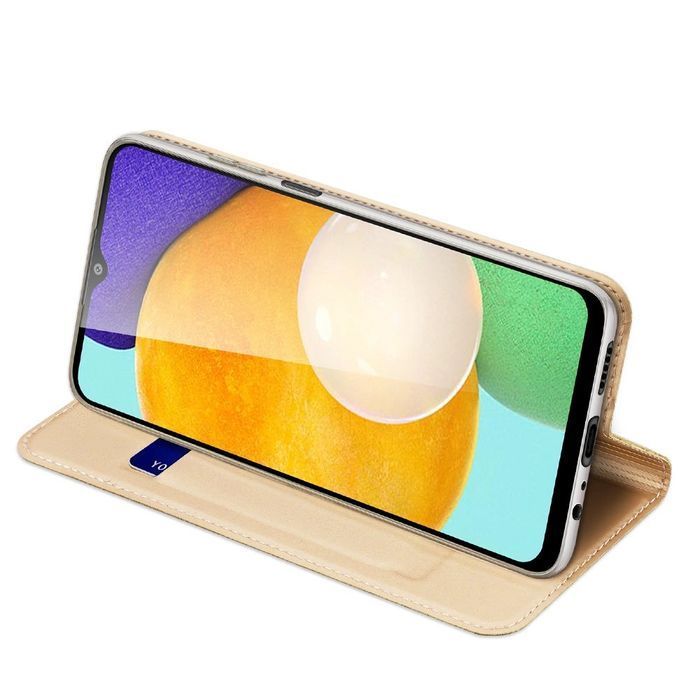 Dux Ducis Skin Pro kabura etui z klapką do Samsung Galaxy A03s złoty