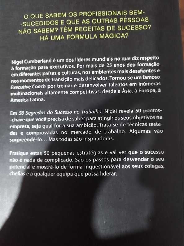 Livro "50 Segredos do Sucesso no Trabalho"