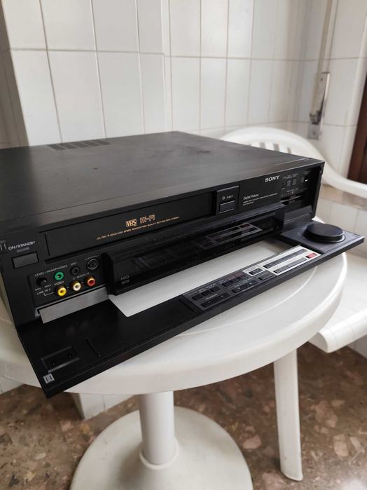 Leitor gravador de vídeo VHS Sony