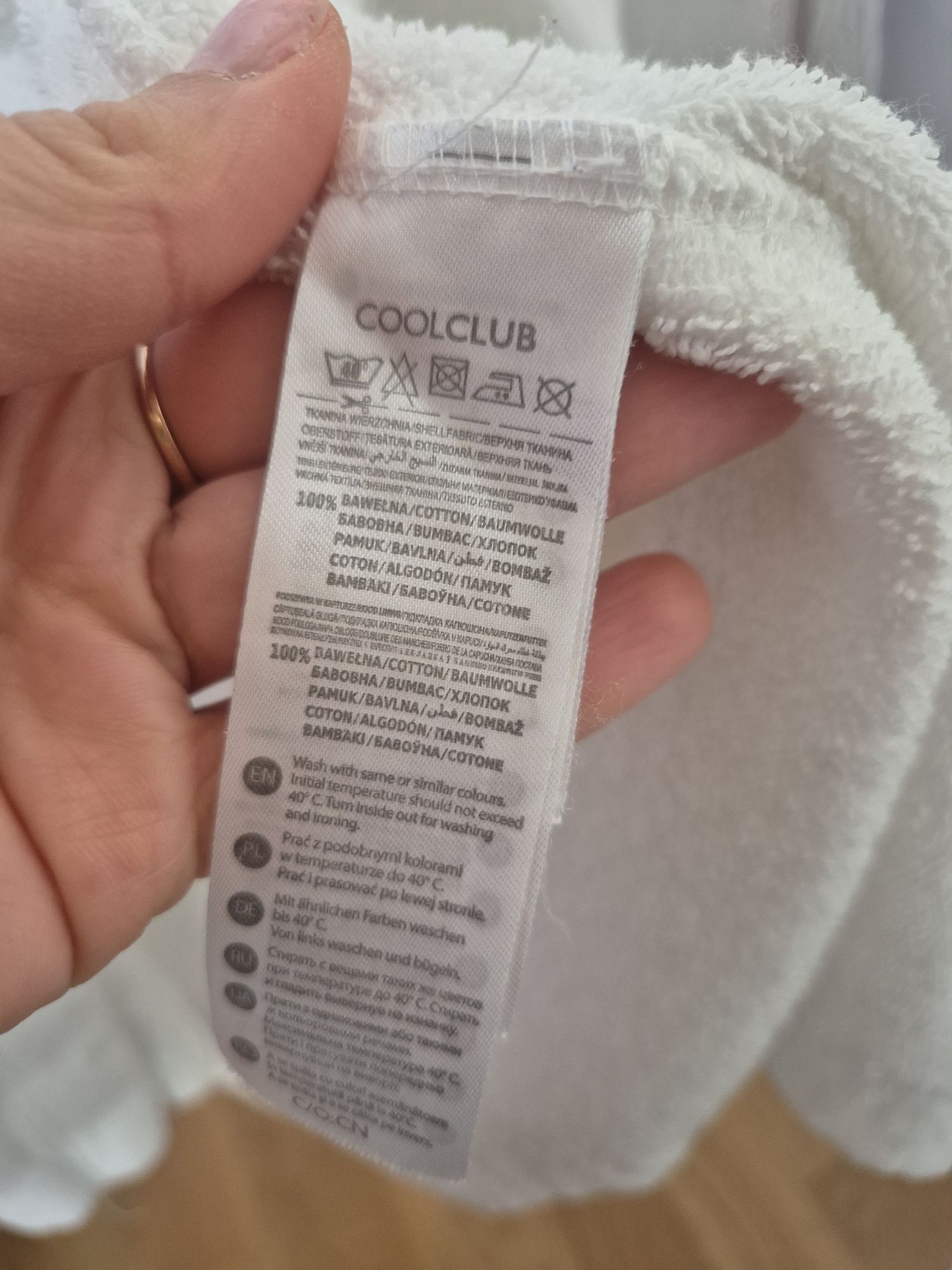 Szlafrok 100% bawełna i koszyla nocna h&m