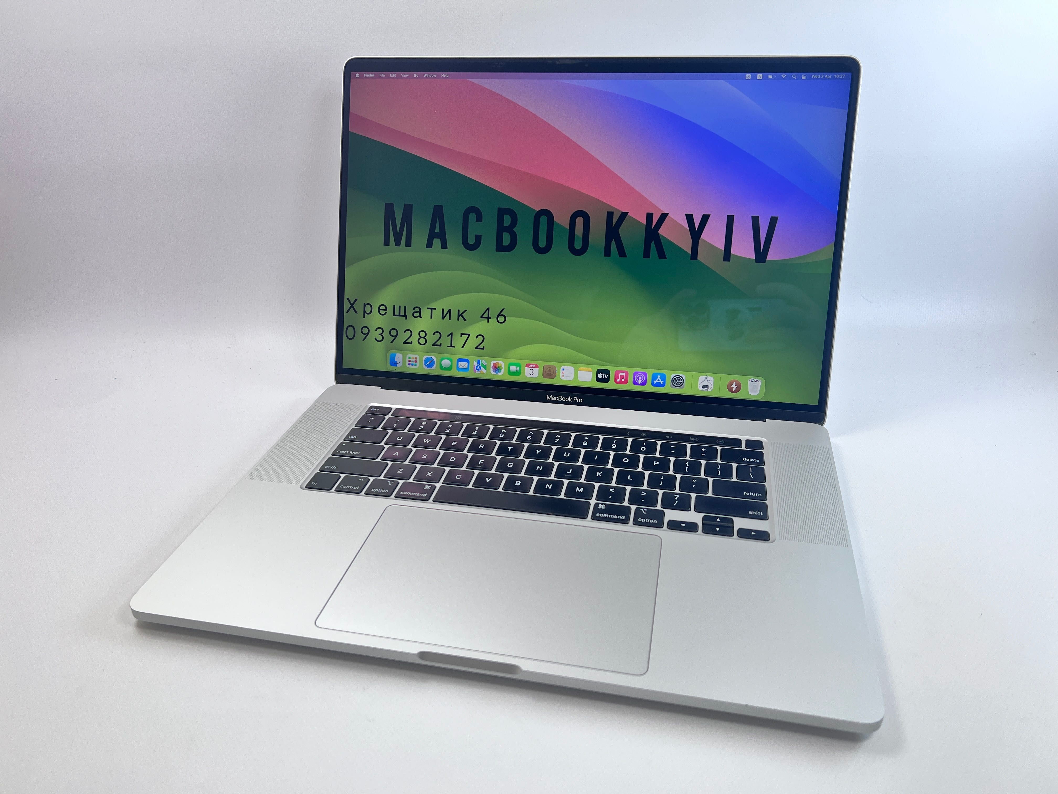 MacBook Pro 16 2019 i9 64GB RAM 1TB SSD Silver МАГАЗИН ГАРАНТІЯ