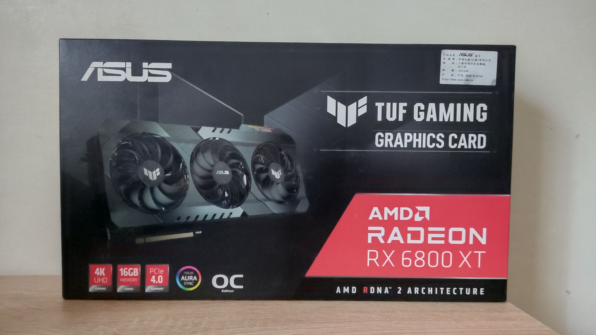 Видеокарта Asus Tuf Gaming AMD 6800  XT