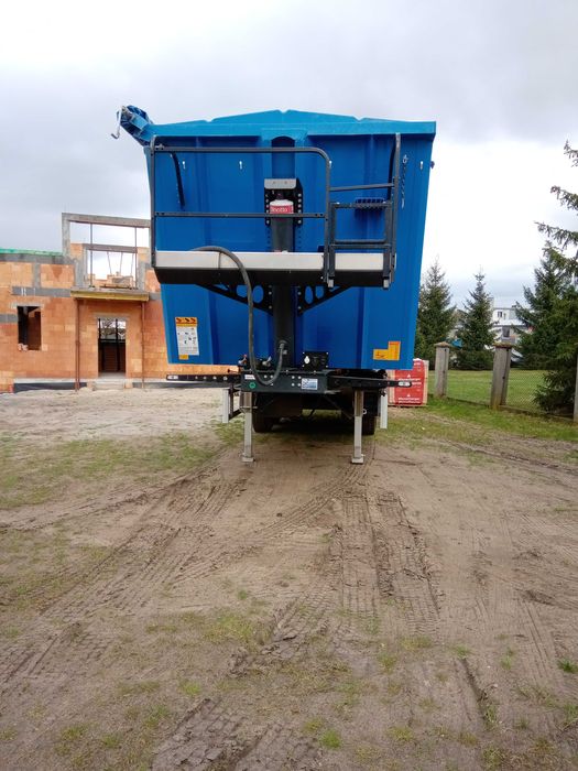 Wynajme naczepe wywrotke 50m3 klapo-drzwi wymiar paletowy