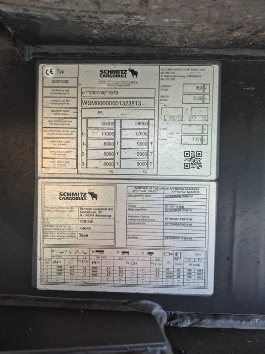 SCHMITZ CARGOBULL wywrotka 29,9 M3