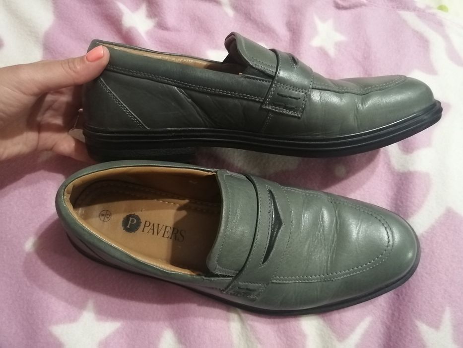 Кожаные мужские туфли 42 р.  (8)