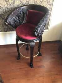 Krzesło fotel barowe antyczne antyk