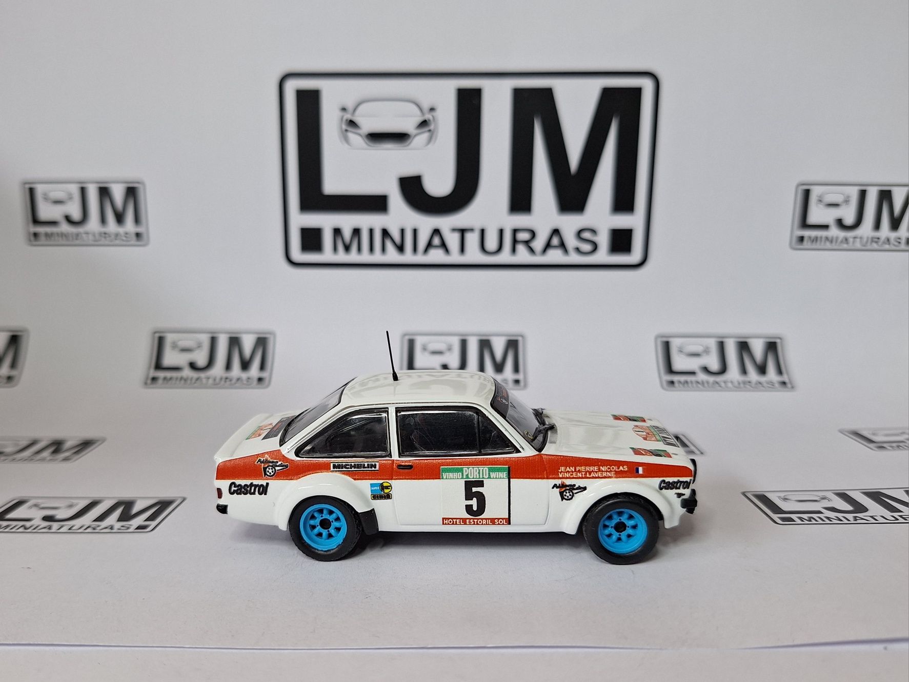 Miniatura 1/43 Ford Escort Rally de Portugal 1978