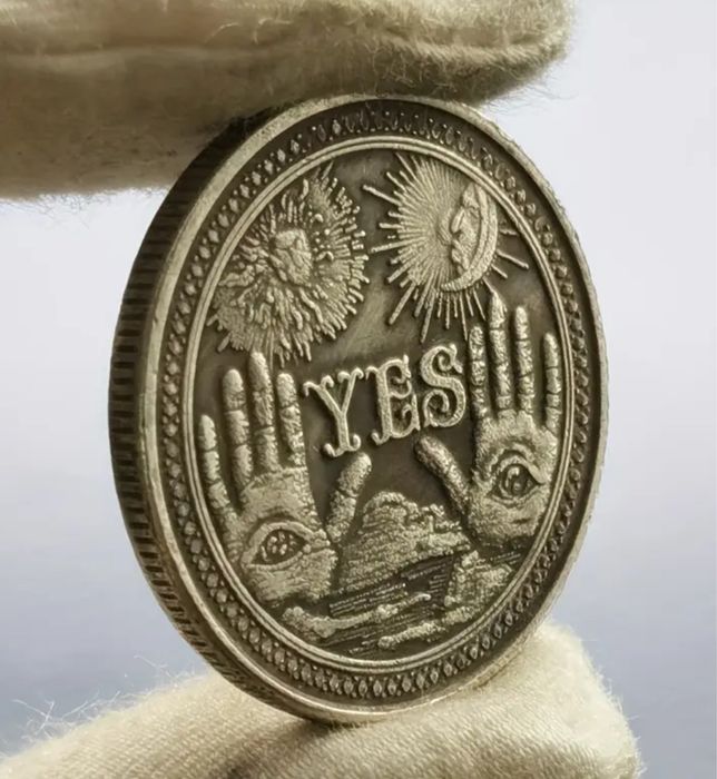 Монета  Да/нет металлическая