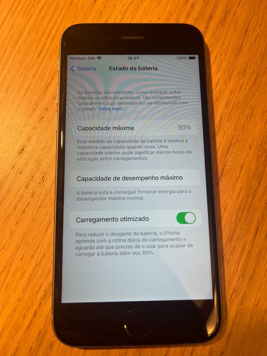 iPhone 6S (32GB) com Bateria 93%