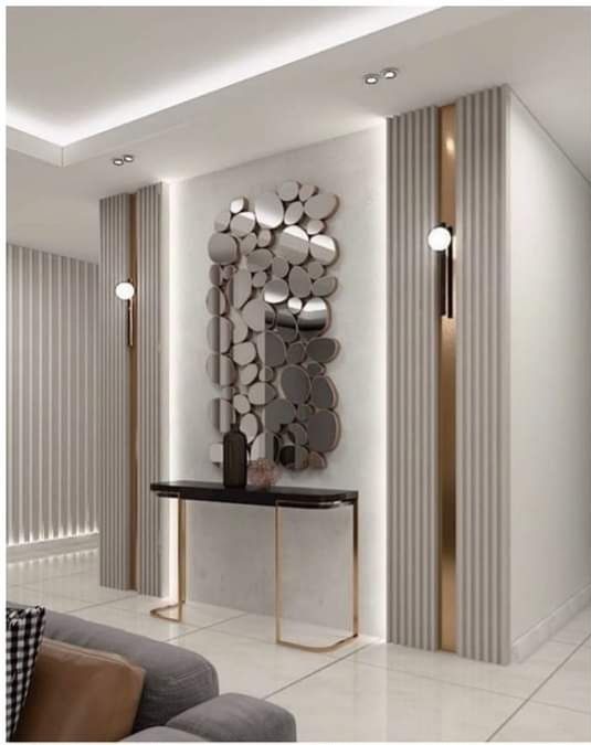 Dekoracyjne lustro ścienne